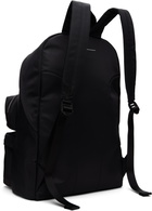 MM6 Maison Margiela Black Nylon Three Pockets Backpack