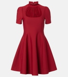 McQueen Lace-trimmed minidress