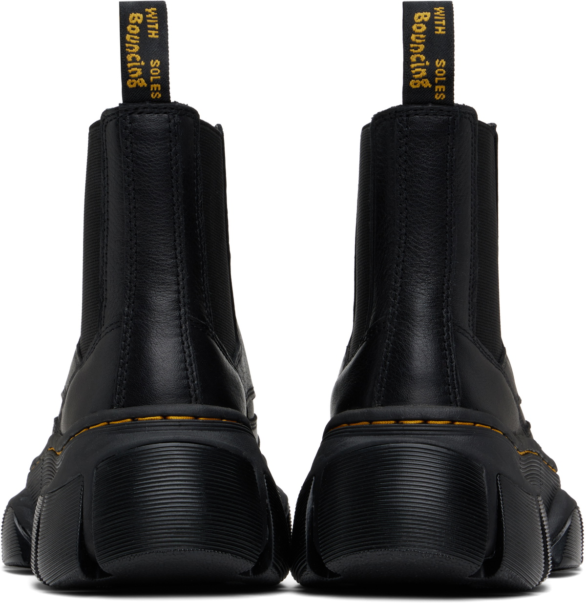 Dr. Martens Black DXML Zip Leather Chelsea Boots Dr. Martens