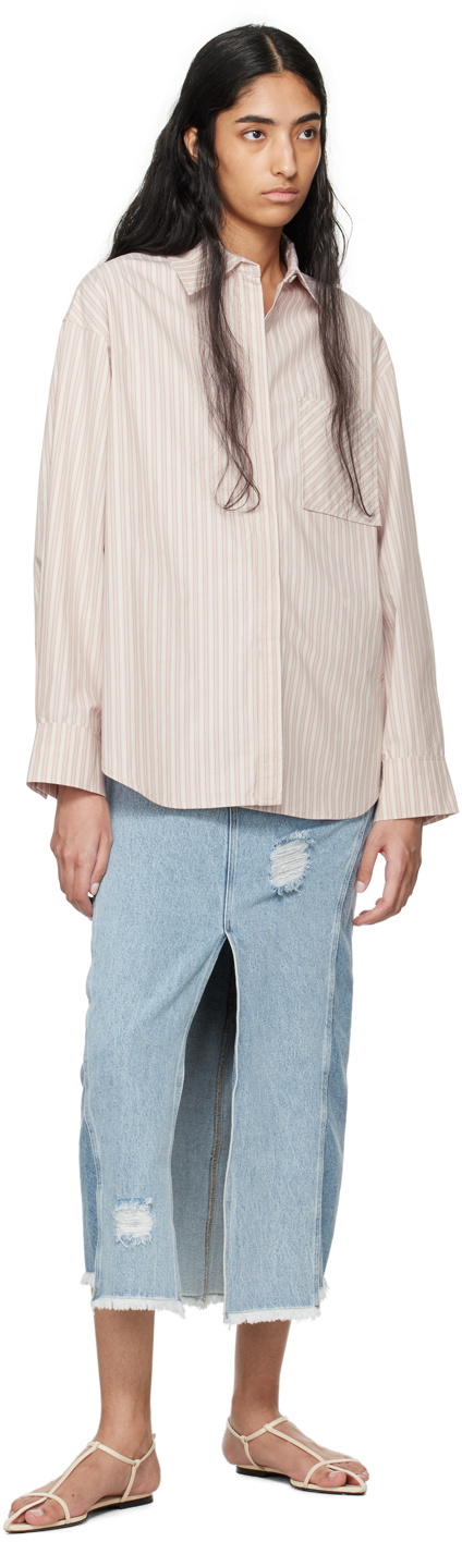 Holzweiler Blue Louisa Denim Maxi Skirt