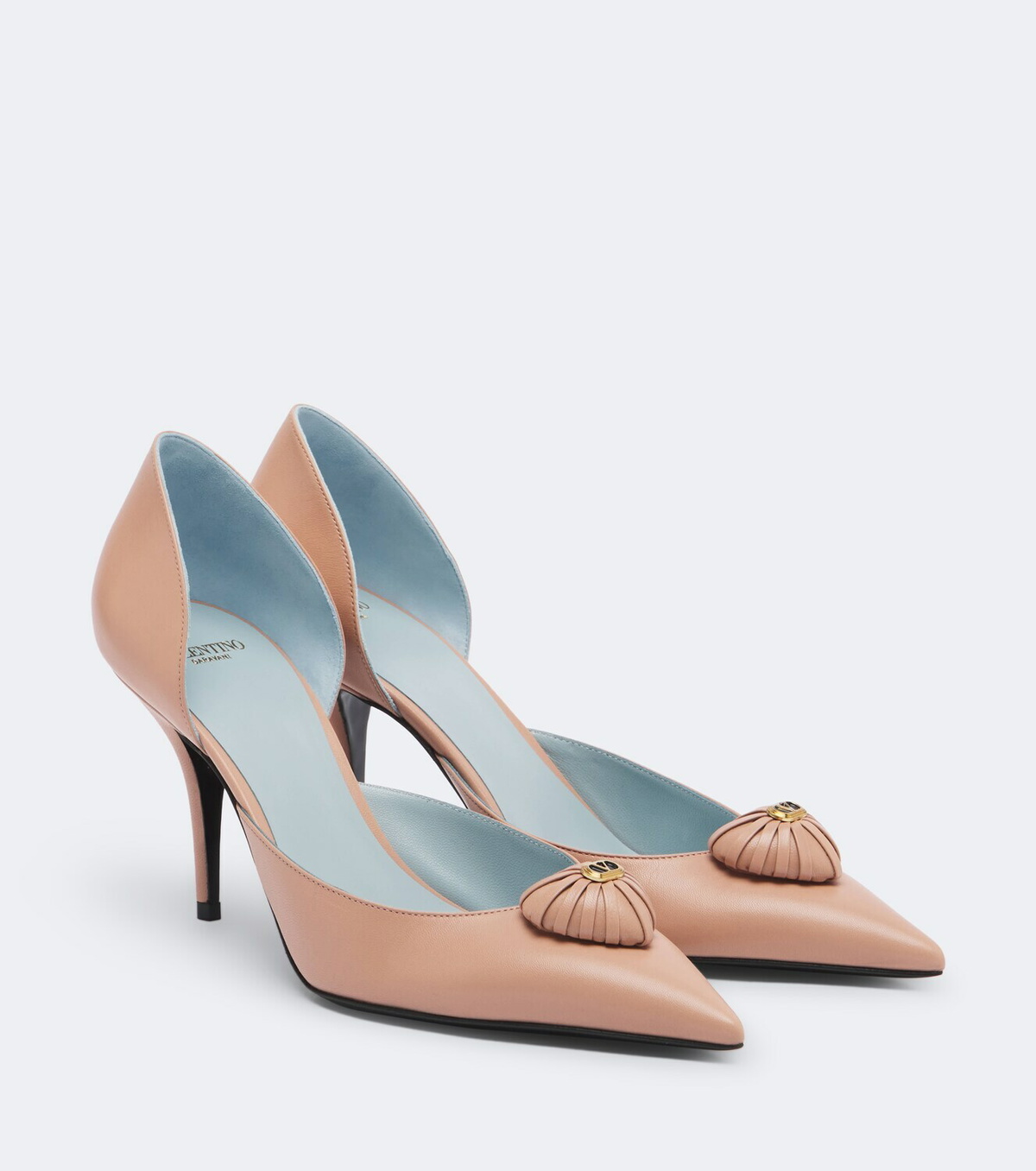 Valentino Garavani Cœur Royal leather pumps
