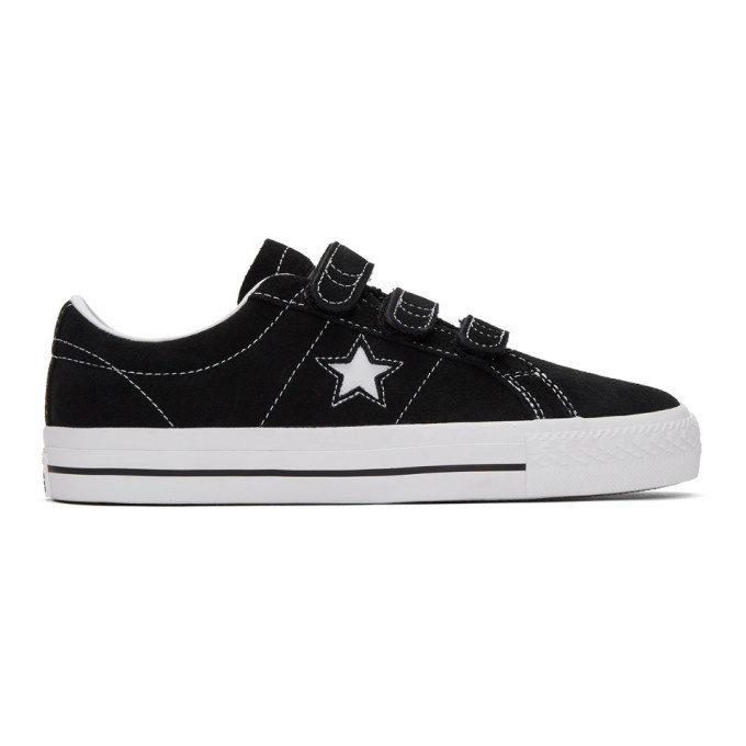 Photo: Converse Black Suede One Star Pro Sneakers