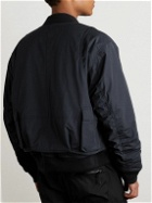 Applied Art Forms - CM1-5 Convertible Padded Shell Bomber Jacket - Black