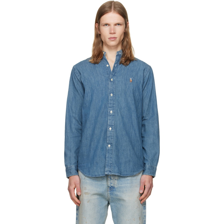 Photo: Polo Ralph Lauren Navy Classic Fit Denim Shirt