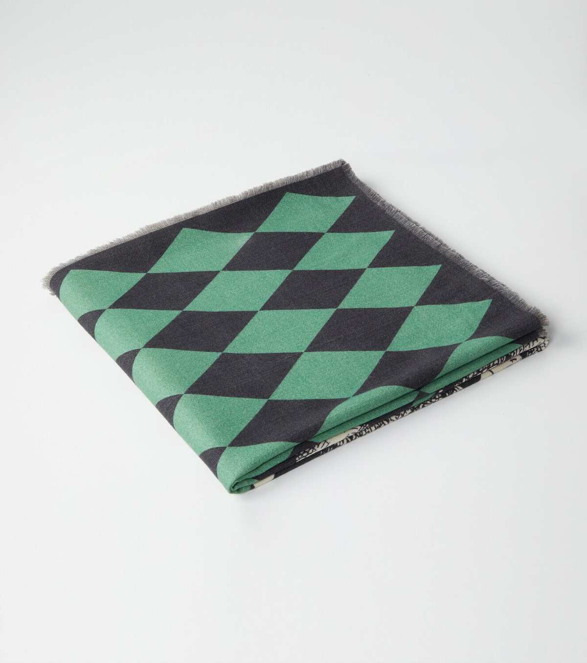 Fornasetti Argyle wool blanket