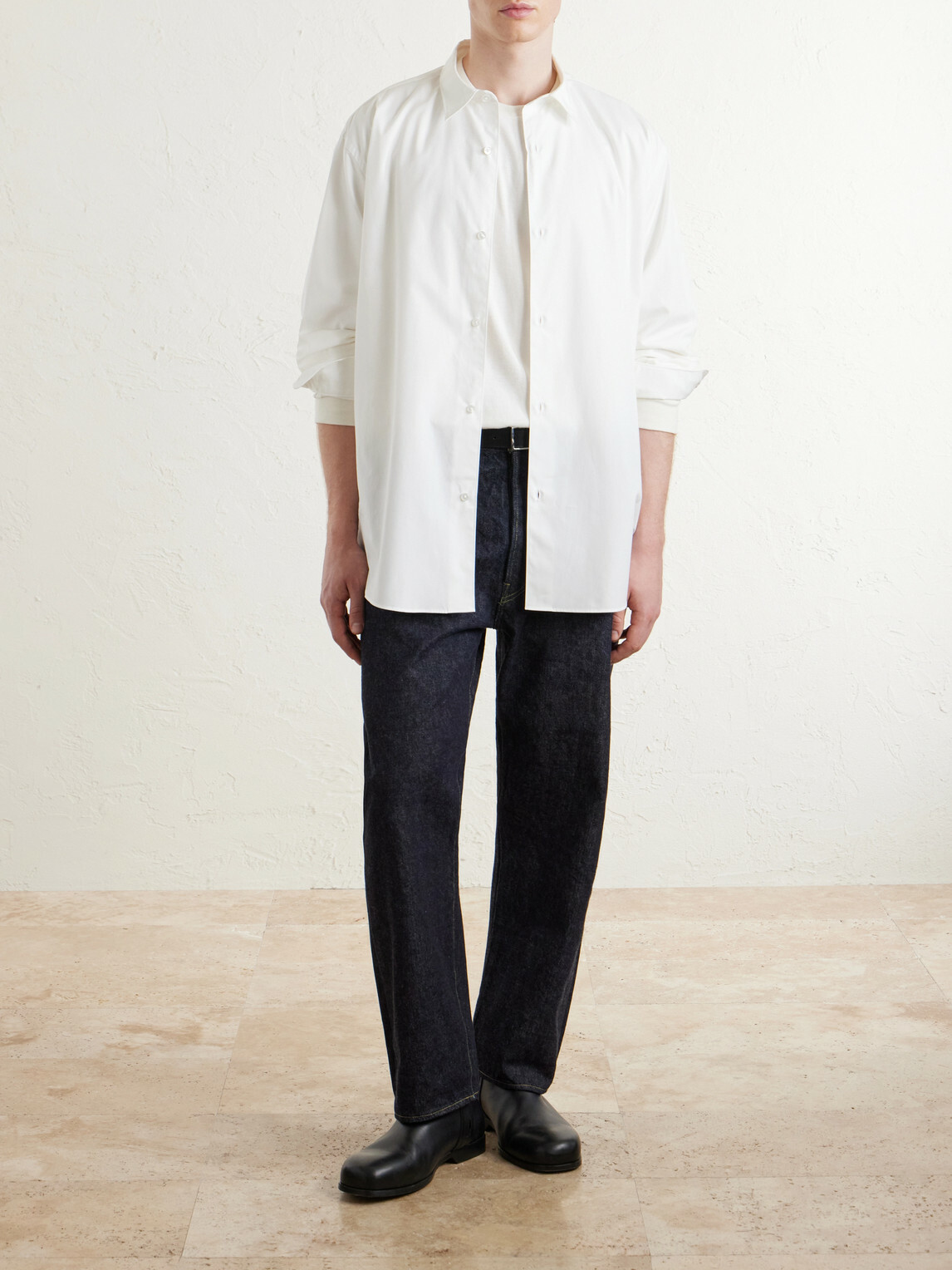 A.PRESSE - Cotton and Cashmere-Blend T-Shirt - White