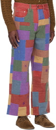 Glass Cypress Multicolour Picnic Jeans