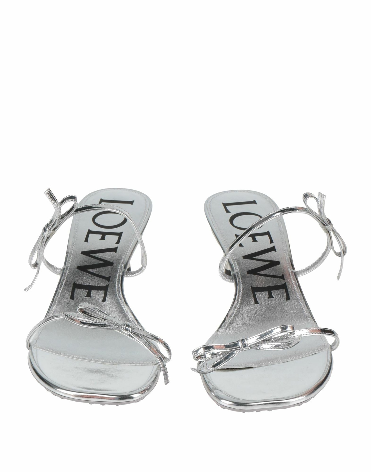 Loewe Womens Sandals in Silver