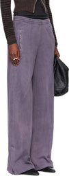 OUR LEGACY Purple Zip Lounge Pants
