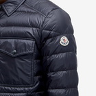 Moncler Men's Tenibres Padded Overshirt in Navy