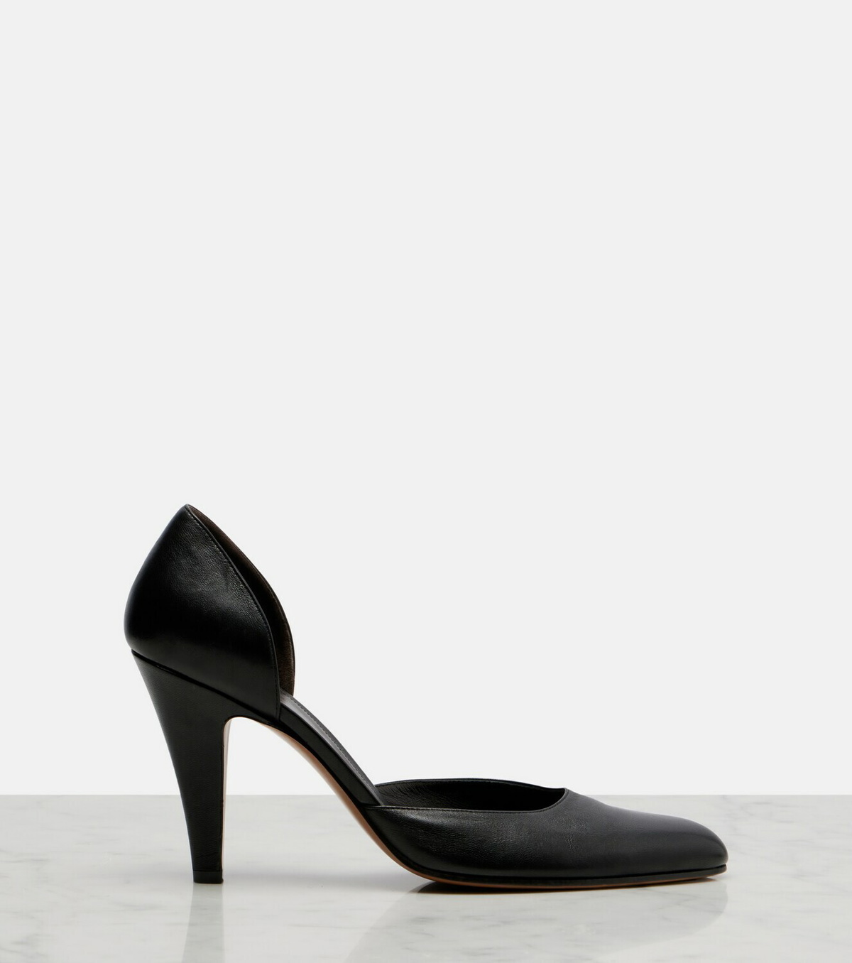 The Row Ornella D'Orsay leather pumps