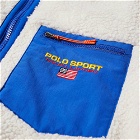Polo Ralph Lauren Men's Sport Pile Fleece in Clubhouse Cream/Sapphire Star