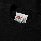 Jamieson's of Shetland Men's Crew Knit in Black