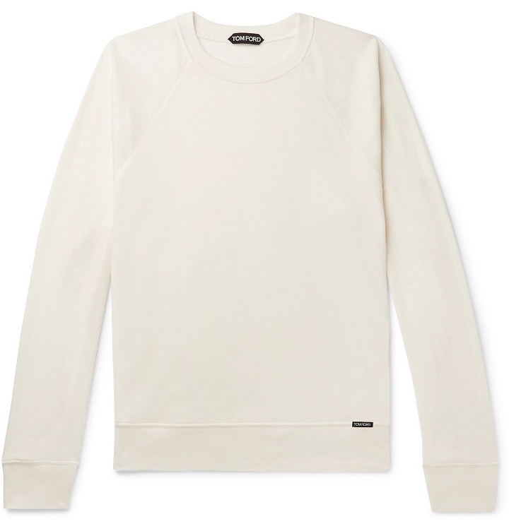 Photo: TOM FORD - Slim-Fit Cashmere-Jersey Sweater - Neutrals