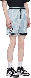 Nike Jordan Blue & White Sport Diamond Shorts