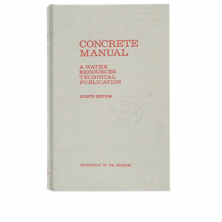 Photo: Puebco Empty Book Storage Box - Concrete Manual in Light Grey 