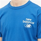 New Balance Men's NB Essentials Logo T-Shirt in Atlantic Blue
