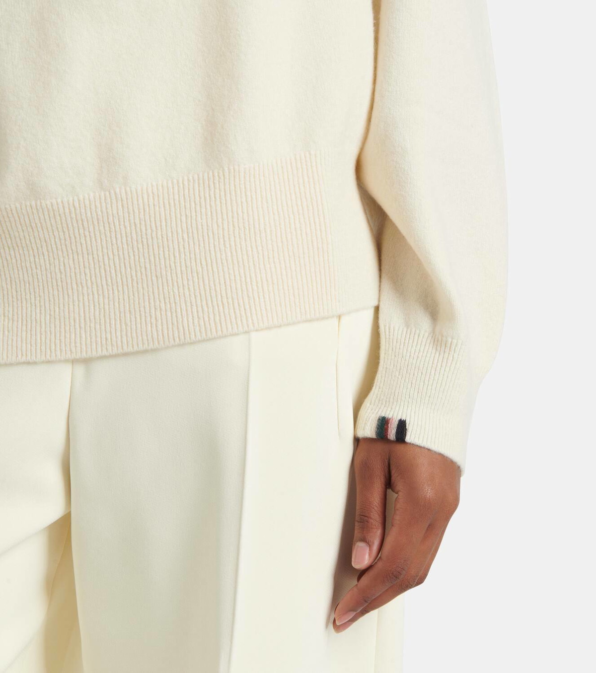 extreme cashmere n° 355 tes cream Extreme Cashmere N°355 Tes cashmere-blend sweater extreme cashmere