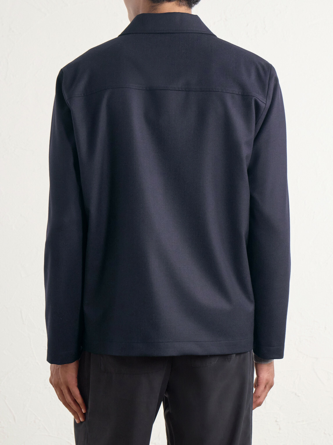 Altea - Pablo Wool-Blend Flannel Overshirt - Blue