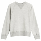 Beams Boy Women's Rib Crewneck Sweatshirt in T.Grey