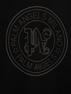 PALM ANGELS - Milano Stud Cotton Sweatshirt