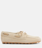 Hogan H693 suede boat shoes