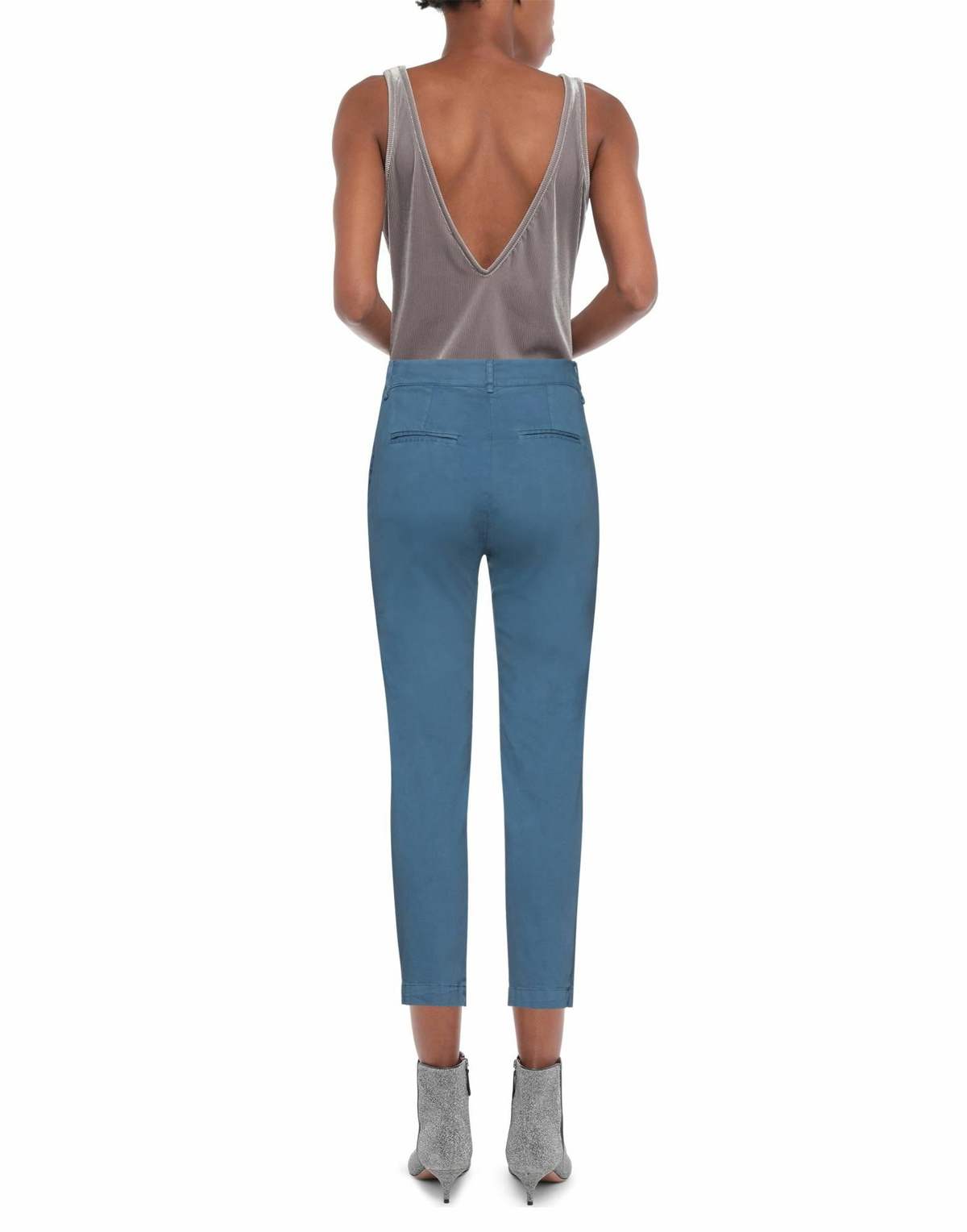 Alessia Santi Womens Pants Slate in Blue