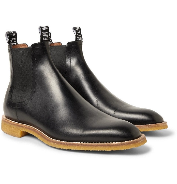 Photo: Givenchy - Leather Chelsea Boots - Men - Black