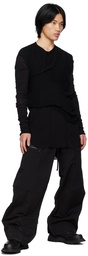 Julius Black Droptail Long Sleeve T-Shirt