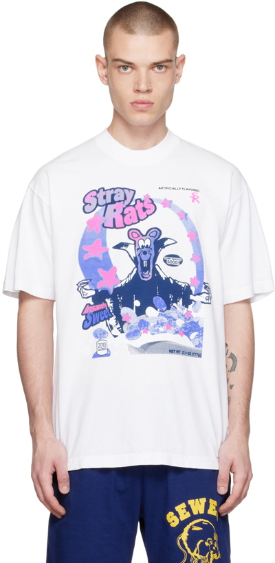 Photo: Stray Rats White Cereal T-Shirt