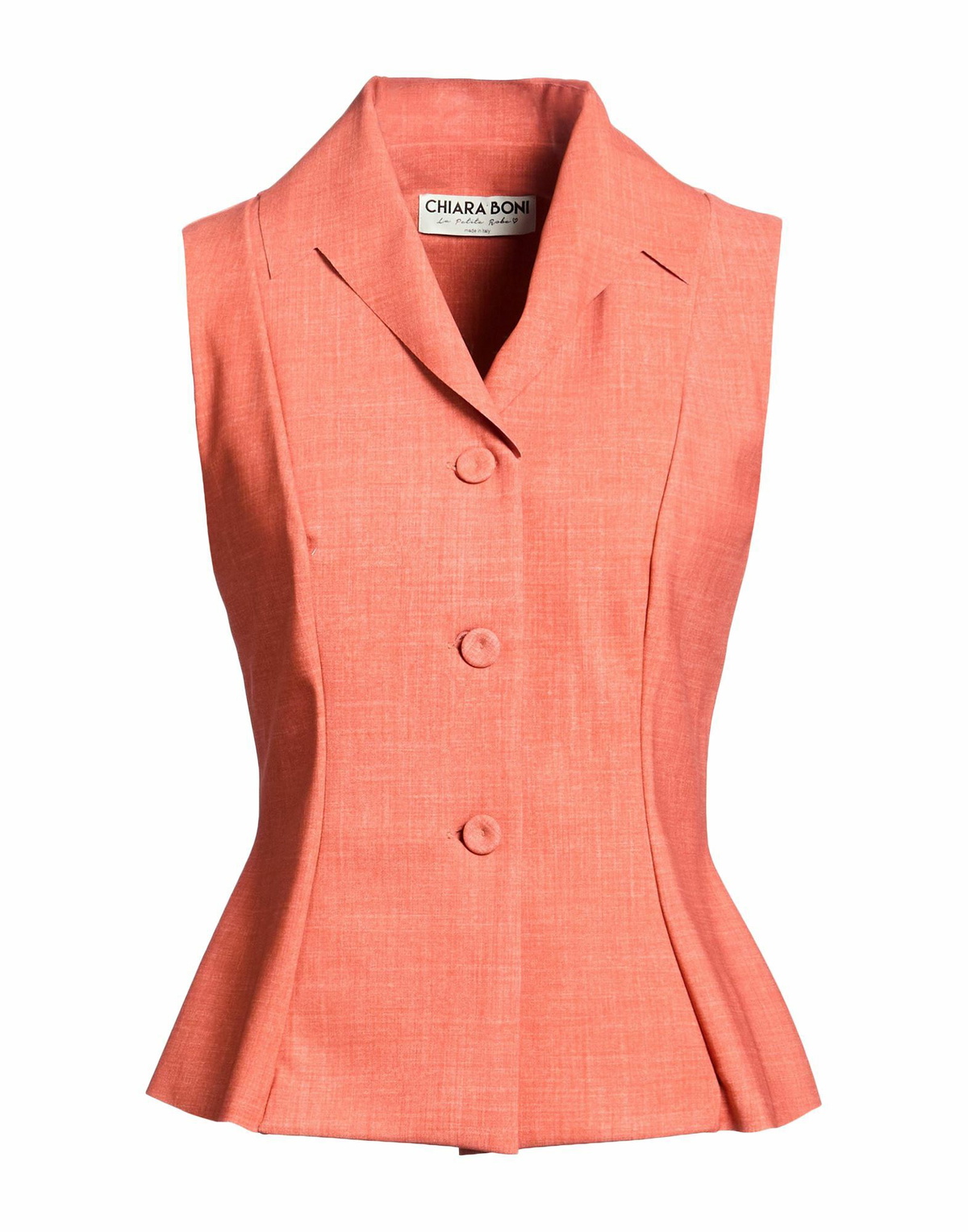 Chiara Boni La Petite Robe Womens Blazer in Orange