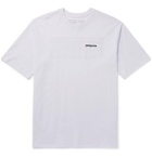 Patagonia - P-6 Logo Responsibili-Tee Printed Cotton-Blend Jersey T-Shirt - White