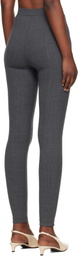 Jil Sander Gray Trouser Leggings