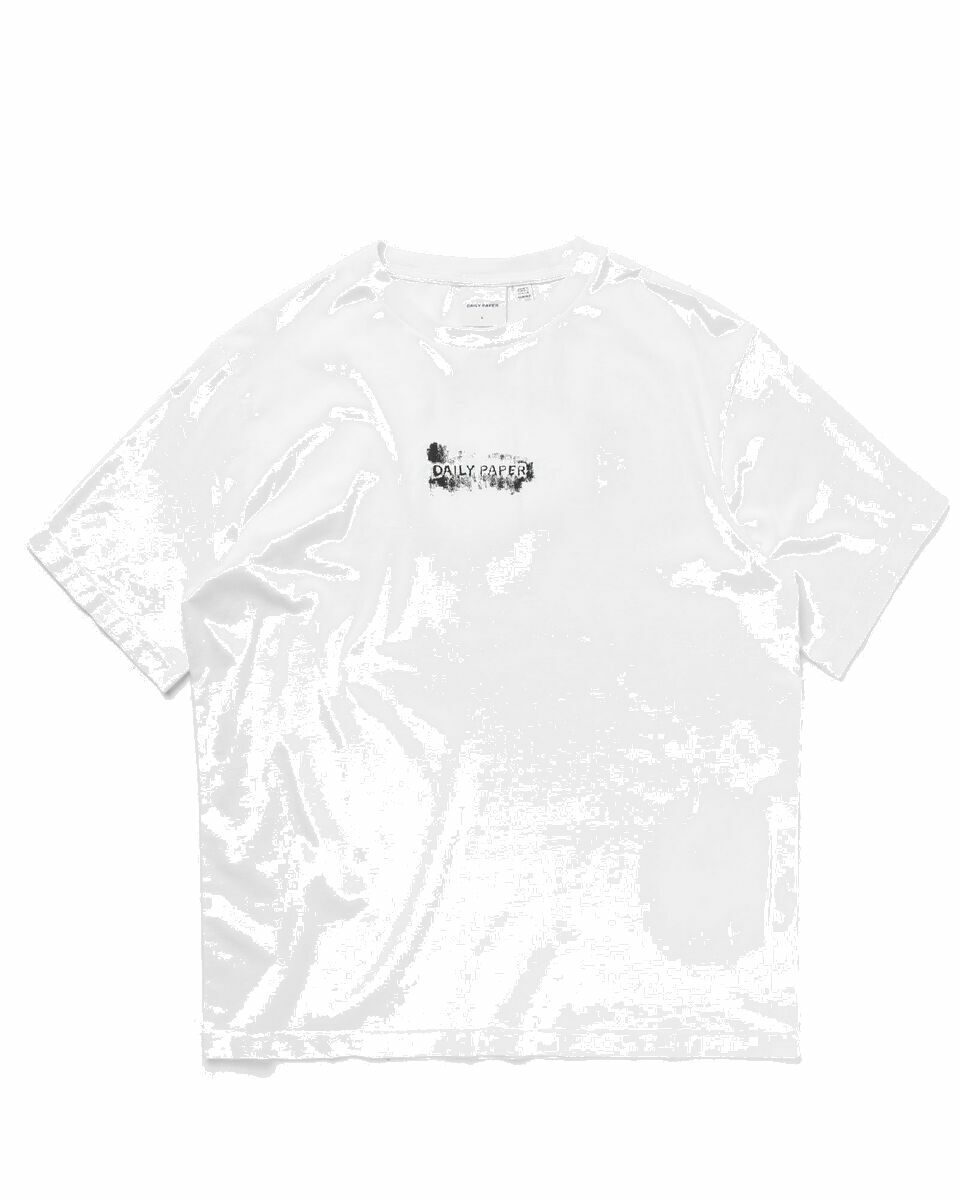 Photo: Daily Paper Scratch Logo Ss T Shirt White - Mens - Shortsleeves