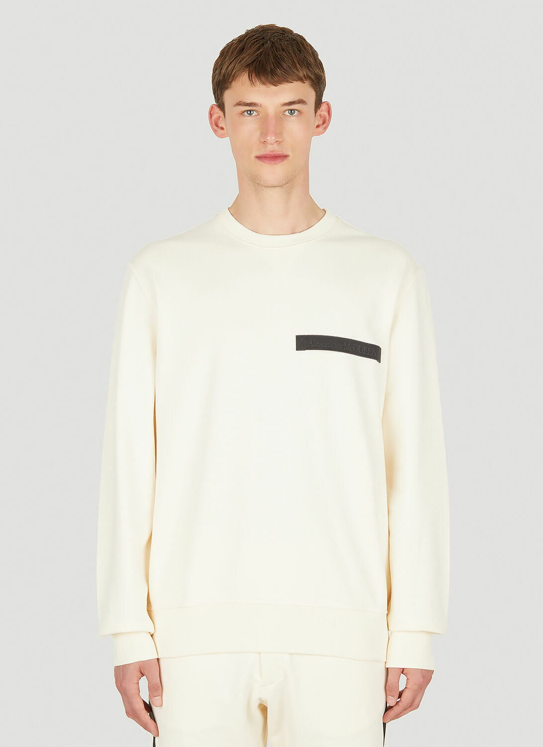 Alexander McQueen Logo Patch Sweatshirt