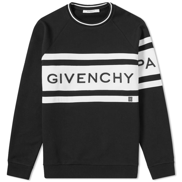 Photo: Givenchy Embroidered Band Sweat Black