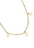 Missoma Pearl Baya 18kt Gold-plated Choker Necklace - One Size