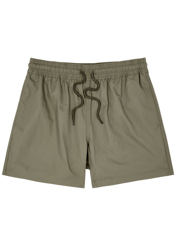 Photo: Colorful Standard Shell Swim Shorts Olive