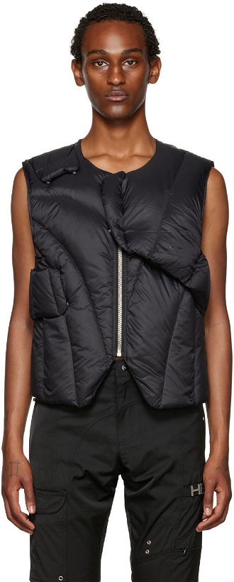 Photo: HELIOT EMIL Black Quilted Down Vest