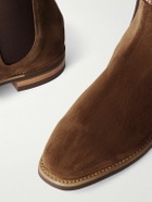 R.M.Williams - Comfort Craftsman Waxed-Suede Chelsea Boots - Brown