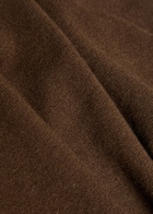Vince Relaxed Fine-knit Wool-blend top Brown