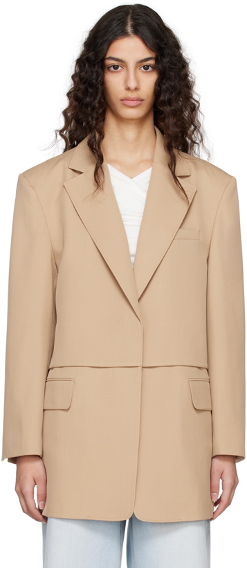 Photo: Blossom Beige Flap Blazer