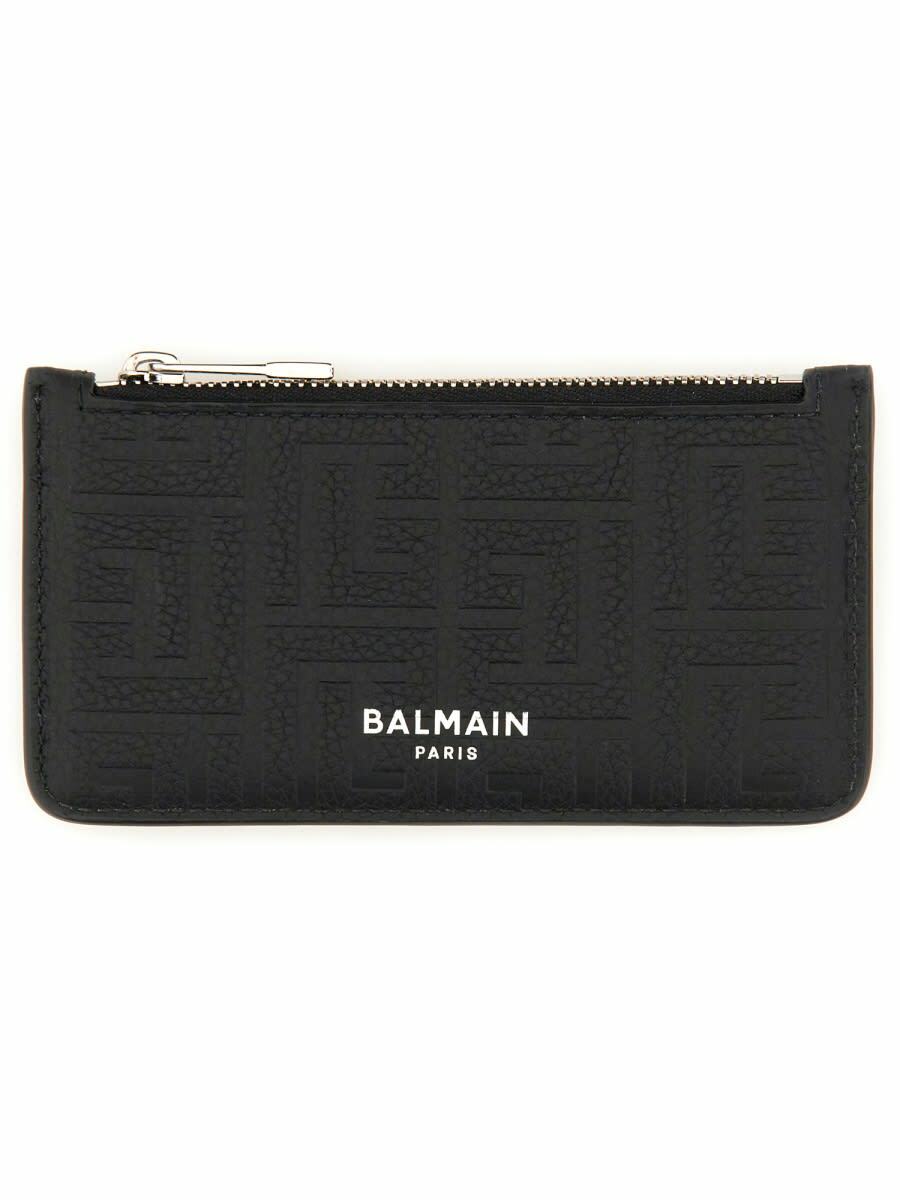 【関税＆送料込み】Balmain Wallets Balmain Leather Wallet Balmain