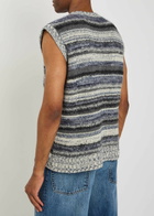 The Elder Statesman Striped-knit Cashmere-blend Vest Multicoloured 1