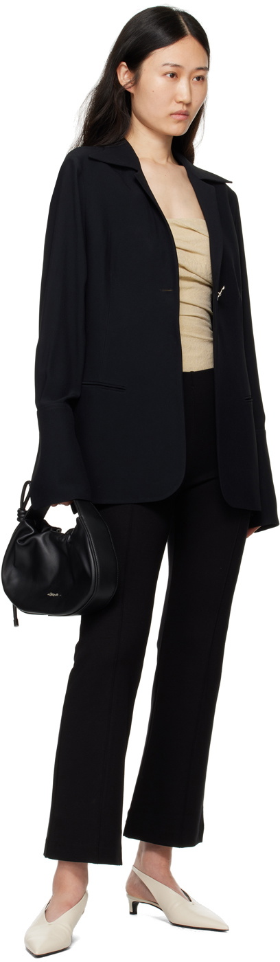 BITE Black Flared Trousers