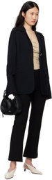 BITE Black Flared Trousers