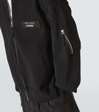Comme des Garçons Homme Knitted jersey bomber jacket