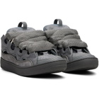 Lanvin Gray Monocolor Curb Sneakers