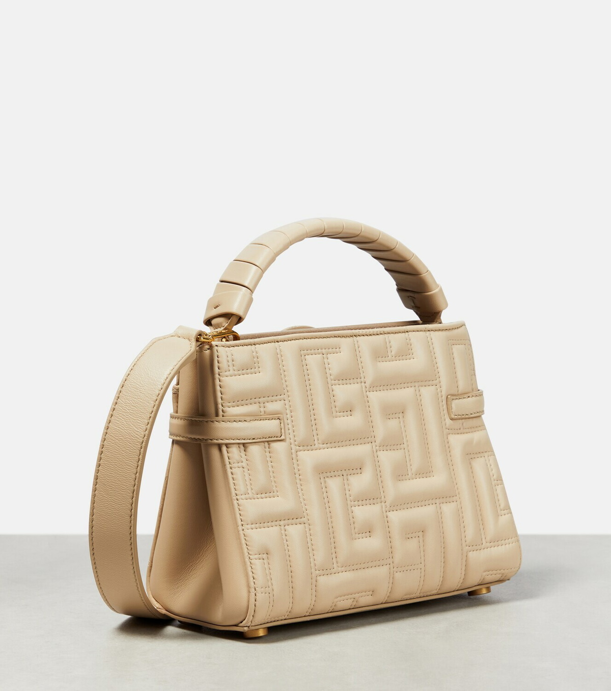 Balmain - B-Buzz 22 Quilted Leather Tote Bag Balmain