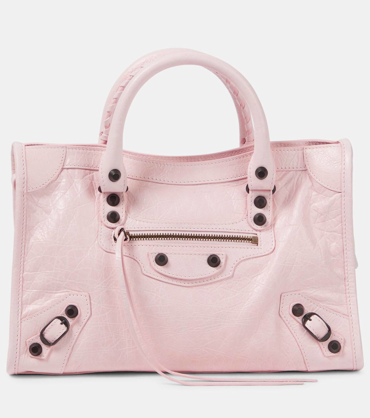 25SS new/BALENCIAGA ル シティスモールトートバッグ Bag Pink Balenciaga Le City Small leather tote bag Balenciaga